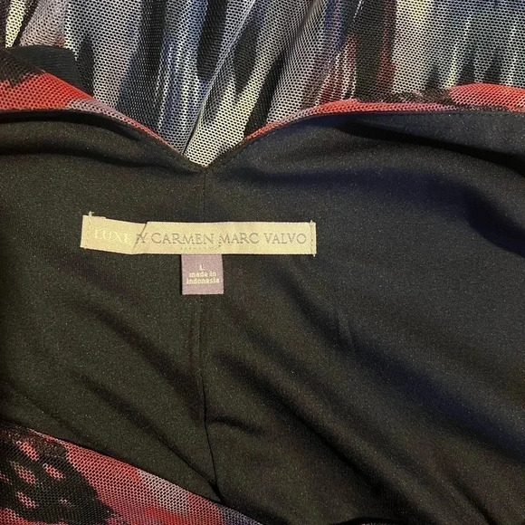 Luxe By Carmen Marc Valvo Dress A6 - Picture 3 of 4